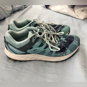 Merrell Aqua and Charcoal Trail Shoes